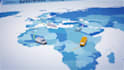 create travel map route animation video