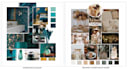 make creative mood boards with colour palette for anything