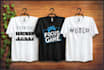 create outstanding minimalist t shirt design