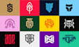 do monogram initial logo for gaming, twitch, clothing brand