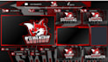 animate twitch overlay, logo, screens and stream package