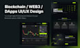 design web and mobile app blockchain, web3, dapps web design