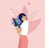 create modern flat illustration