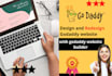 design or redesign stunning  godaddy website or godaddy ecommerce store