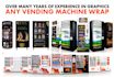 design custom vending machine vinyl wrap