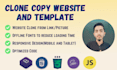 copy, clone or duplicate any website design