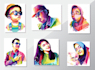 make your photo into awesome wpap pop art