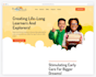 create modern kindergarten or daycare website