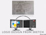 design a logo from image or rough hand drawn sketch