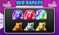 create custom twitch sub badges or emotes