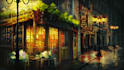 paint dramatic background illustration