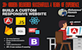develop responsive web applications using angular