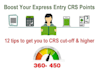 calculate the crs point and your noc