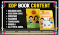 create KDP coloring book covers and pages for kids and adults