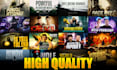 design amazing youtube thumbnail