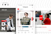 design 20 unique social media posts, banner ads