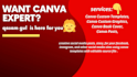 be your canva expert and custmize posts