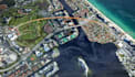 create connections animation on map between countries or cities