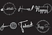 do script, signature, and handwritten logo design