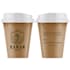 make label design for cup of coffee and other