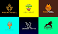 do 3 modern minimalist logo design for your business