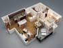 architectural 3d interior and exterior