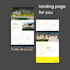 design a landing page for you, using adobe xd