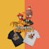 unique cartoon illustrations for tshirt and playing card