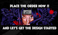 draw a custom vector anime style for your clothing brand