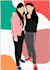 draw minimalistic faceless portrait