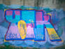 make real graffiti or mural on the wall
