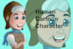 draw simple cartoon character