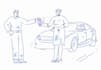 create a flat illustration and animate it