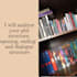 be your beta book reader to a constructive feedback