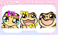 animate custom twitch emotes, cheermotes, alerts