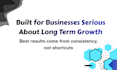 build a monthly SEO growth system that brings consistent organic leads