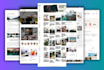 design news portal blog or business wordpress website