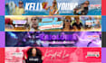 design superb youtube banner channel art