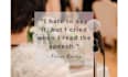 be your wedding speech writer for a funny or serious toast