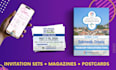 design your professional event program, brochure