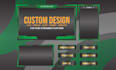 design custom twitch animated overlay