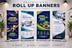 do roll up banner design, retractable pull up banner for you