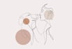 draw continuous vector line art illustration , line drawing