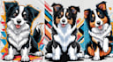 draw your dog and cat into cartoon portrait