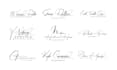 create handwriting, signature, cursive logo