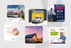 design attractive social media posts, banners and ads