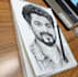 do black and white drawing and pencil art