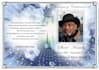 design a professional obituary and funeral program in 6 hours