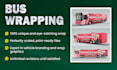 design car wrap, van wrap, food truck wrap, vehicle graphics with 24hr delivery