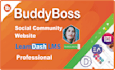 build memberpress wordpress website using buddyboss with learndash lms